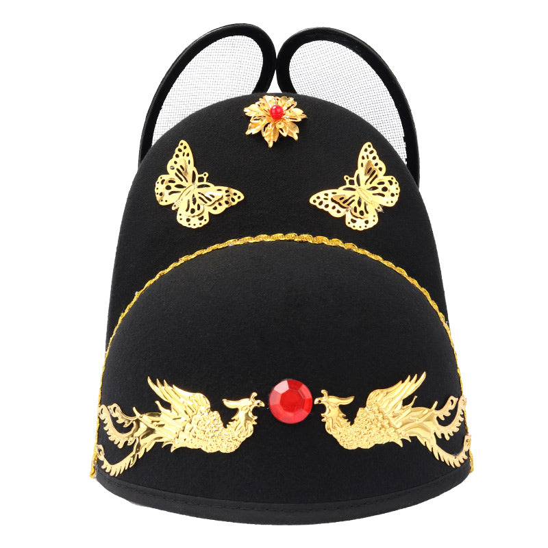 Ming Dynasty Golden-thread Yishan Crown pheonix pattern - Jianxi Hanfu