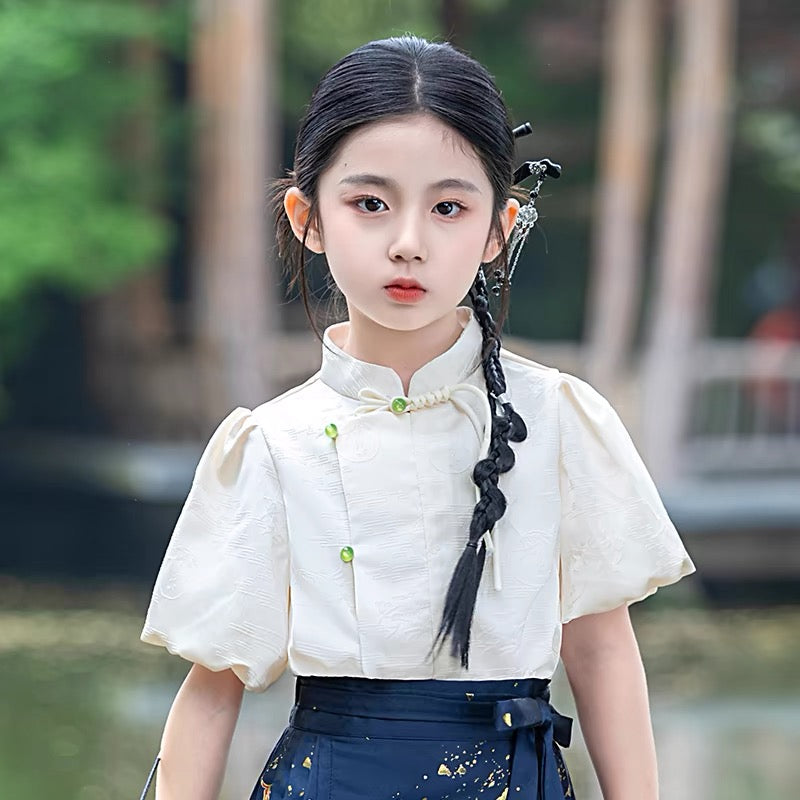 baby clothes baby costume Summer tops of Chinese - style children's Hanfu - Jianxi Hanfu