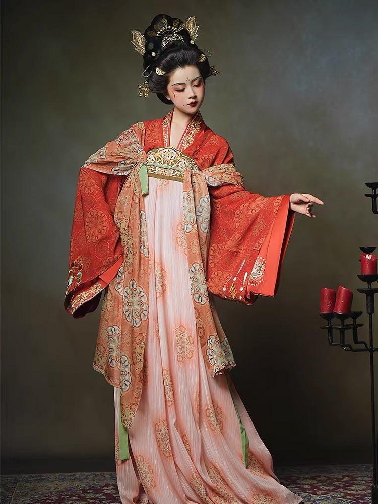 tang dynasty hanfu Empress Wu Zetian-Jianxi Hanfu