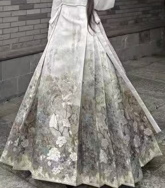 chinese ming dynasty women's clothes mamianqun skirt - Jianxi Hanfu