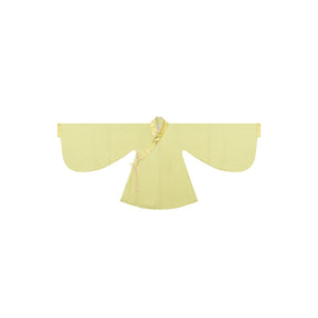 yellow jiaoling shirt hanfu dress women's clothes-Jianxi Hanfu