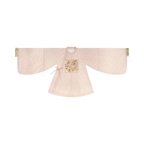 pink handu dress round collar top women's clothes-Jianxi Hanfu