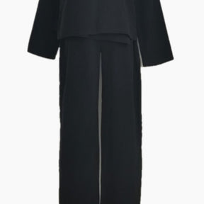 chinese ming dynasty hanfu black cross trousers- Jianxi Hanfu