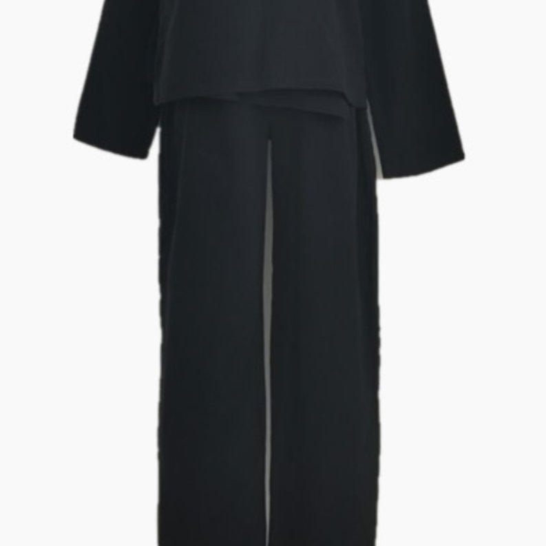 chinese ming dynasty hanfu black cross trousers- Jianxi Hanfu