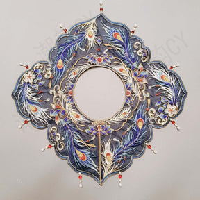 chinese ming dynasty blue yunjian fake collar - Jianxi Hanfu