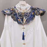 chinese style blue yunjian cloud collar - Jianxi Hanfu