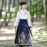 Boy's Hanfu Mamian Skirt set - Jianxi Hanfu