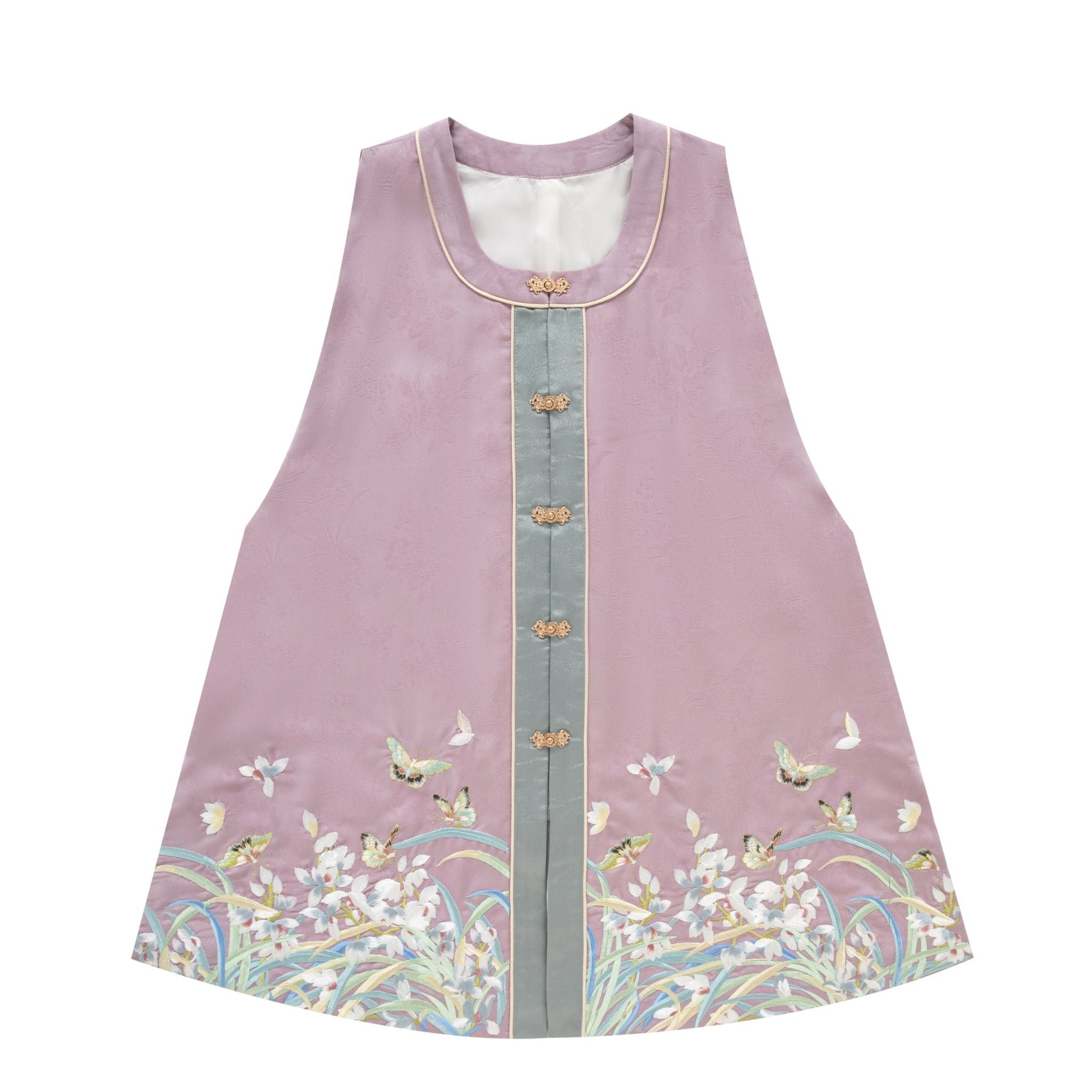 hanfu dress women's clothing purple mamian skirts-Jianxi Hanfu