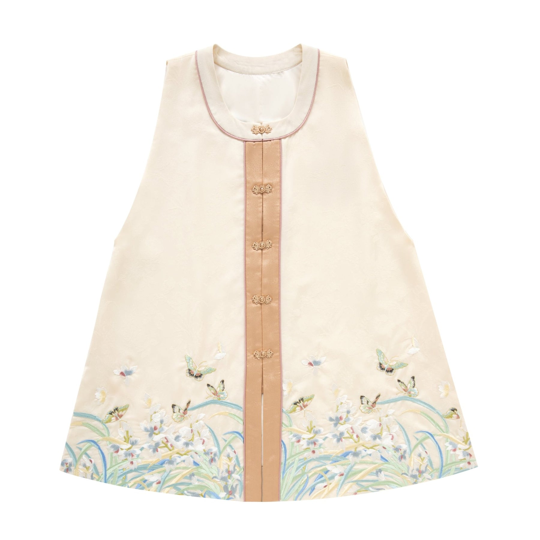 hanfu dress women's clothing white mamian skirts-Jianxi Hanfu