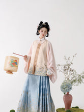 hanfu dress pink/blue mamian skirts-Jianxi Hanfu