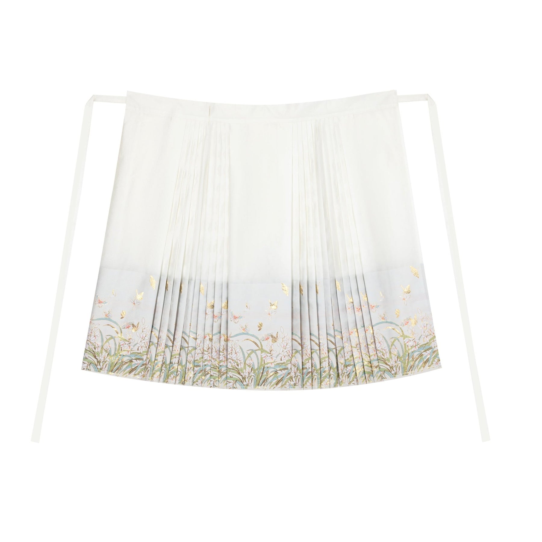 hanfu dress women's clothing white mamian skirts-Jianxi Hanfu