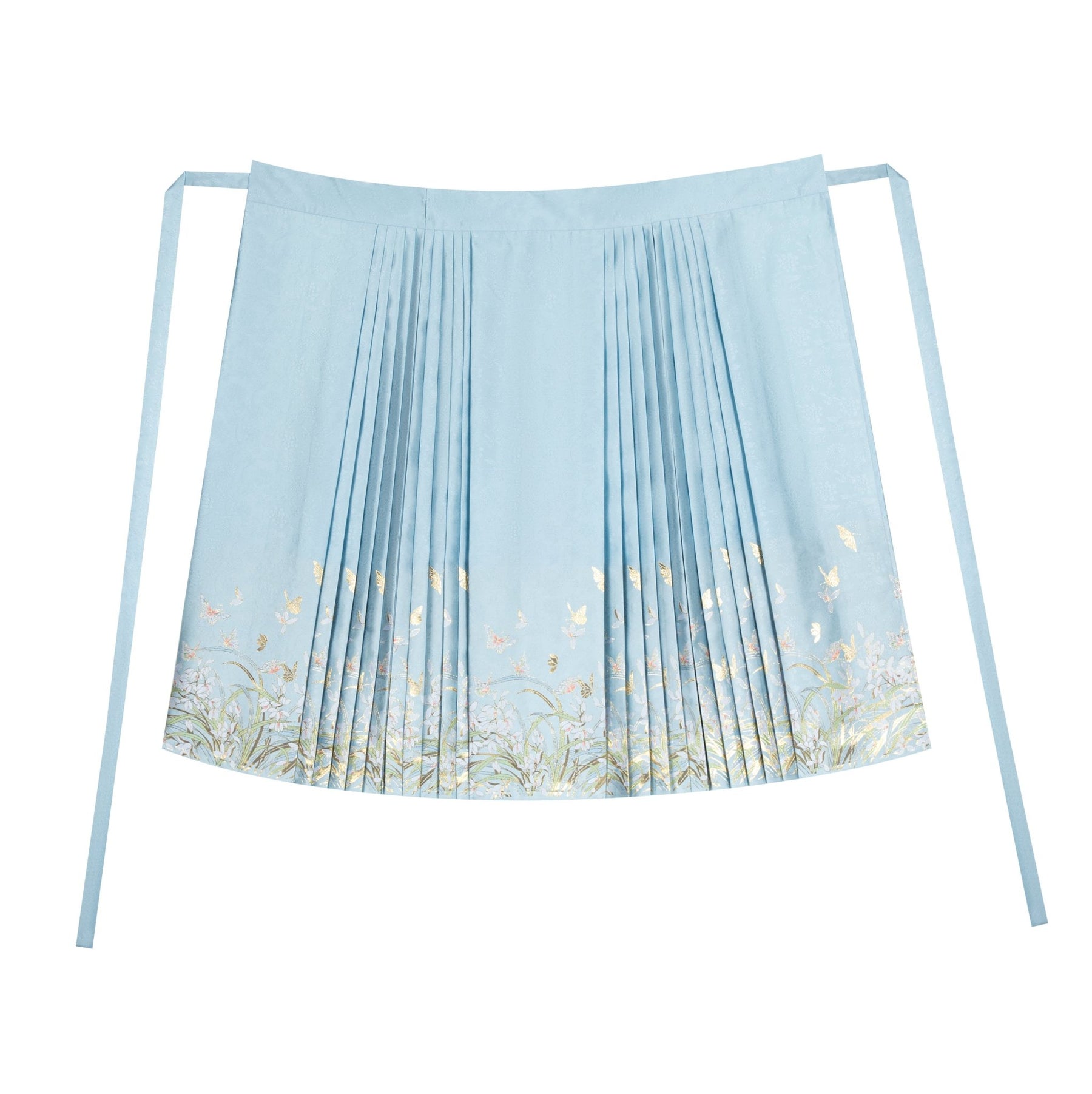 hanfu dress women's clothing blue mamian skirts-Jianxi Hanfu