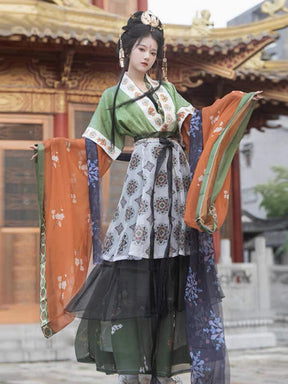 Butterfly Scroll Wei Jin Hanfu - Jianxi Hanfu