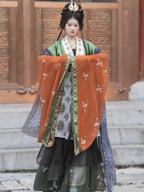 Butterfly Scroll Wei Jin Hanfu - Jianxi Hanfu