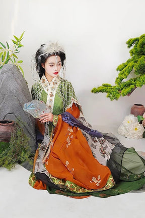Butterfly Scroll Wei Jin Hanfu - Jianxi Hanfu