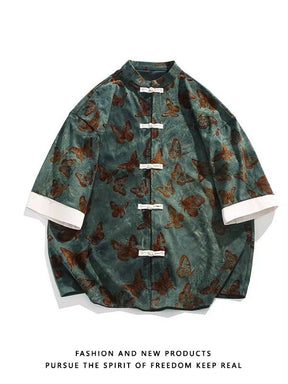 tang suit male shirt men's clothes-Jianxi Hanfu