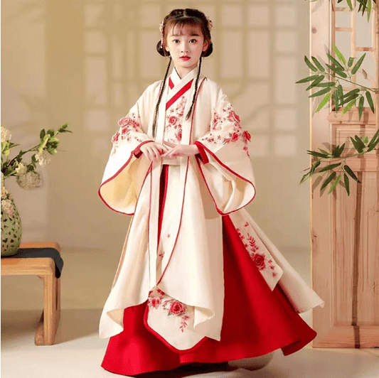 Children's Chinese Hanfu dresses for New Year and Christmas - Jianxi Hanfu