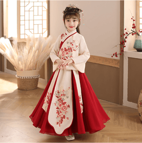 Children's Chinese Hanfu dresses for New Year and Christmas - Jianxi Hanfu