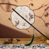 chinese folding round fan butterfly-Jianxi Hanfu