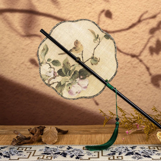 chinese hand fan bird-Jianxi Hanfu