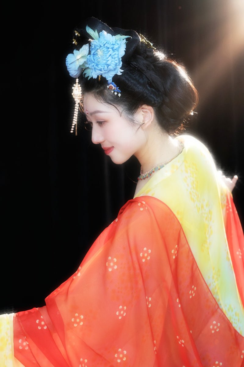 chinese hairpin hanfu accessories blue hairpin stick - Jianxi Hanfu