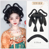 chinese women's hanfu accessories black wig hair tessal hairpin - Jianxi Hanfu