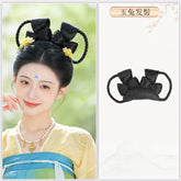 chinese song dynasty women's hanfu accessories black wig hair - Jianxi Hanfu