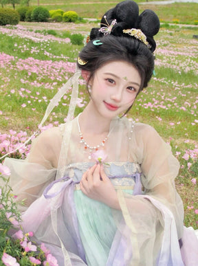 chinese ming dynasty women's hanfu accessories black fake hair - Jianxi Hanfu