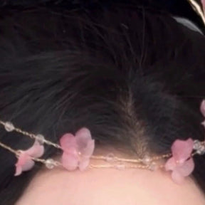 chinese hanfu accessories pink e shi haipin- Jianxi Hanfu