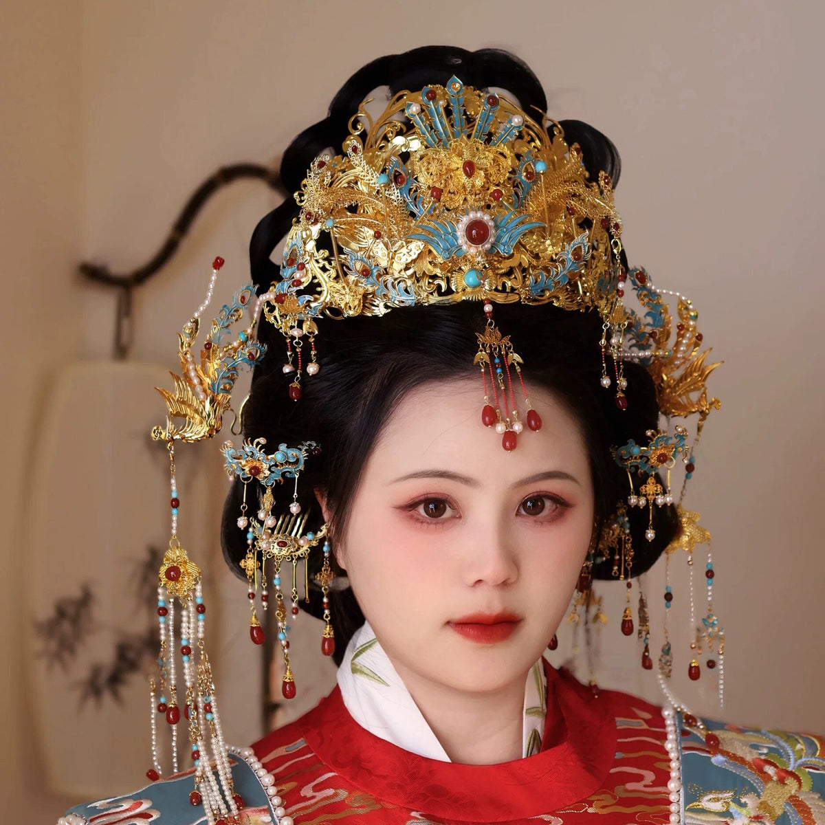 chinese style women's wedding accessories hairpin - Jianxi Hanfu