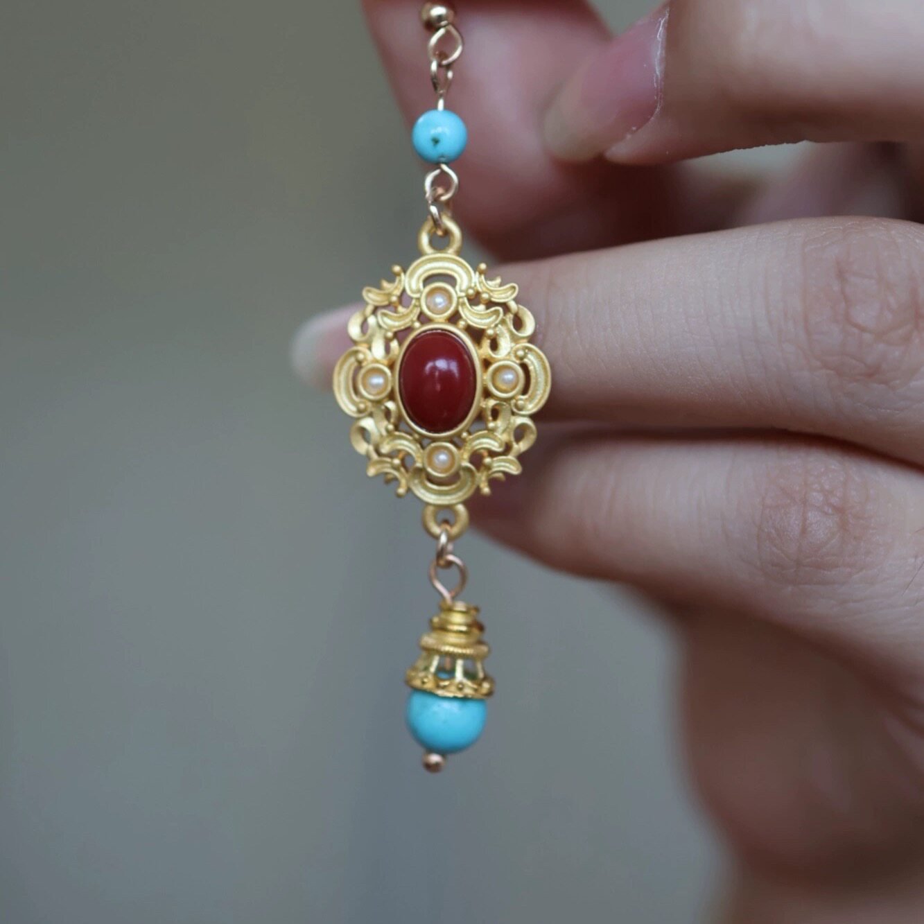 chinese style earrings - Jianxi Hanfu
