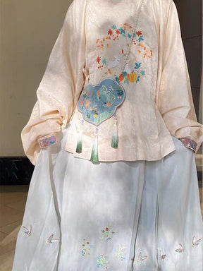 girls embroidered purse - Jianxi Hanfu