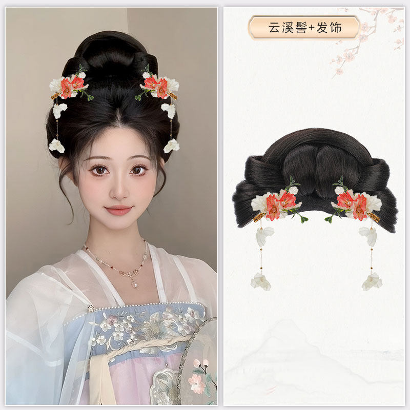chinese hanfu style fake hair  - Jianxi Hanfu