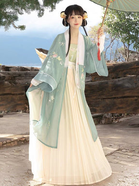 Chinese Hanfu Song Dynasty Summer Dress - Chang Ming Lv - Jianxi Hanfu