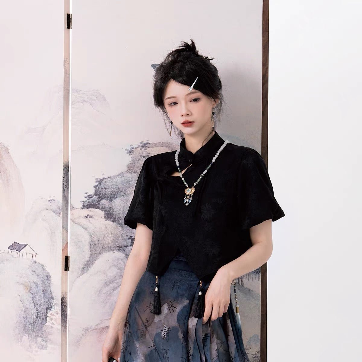 Ming Dynasty Fashion Clothing Mamian Skirt Wedding Dress - Jianxi Hanfu
