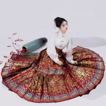 girls' clothes  Mamian Skirt - Jianxi Hanfu