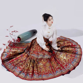 girls' clothes  Mamian Skirt - Jianxi Hanfu