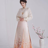 Chinese Ming Dynasty Mamian Skirt -Jianxi Hanfu