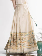 Chinese Ming Dynasty Mamian Skirt - Jianxi Hanfu