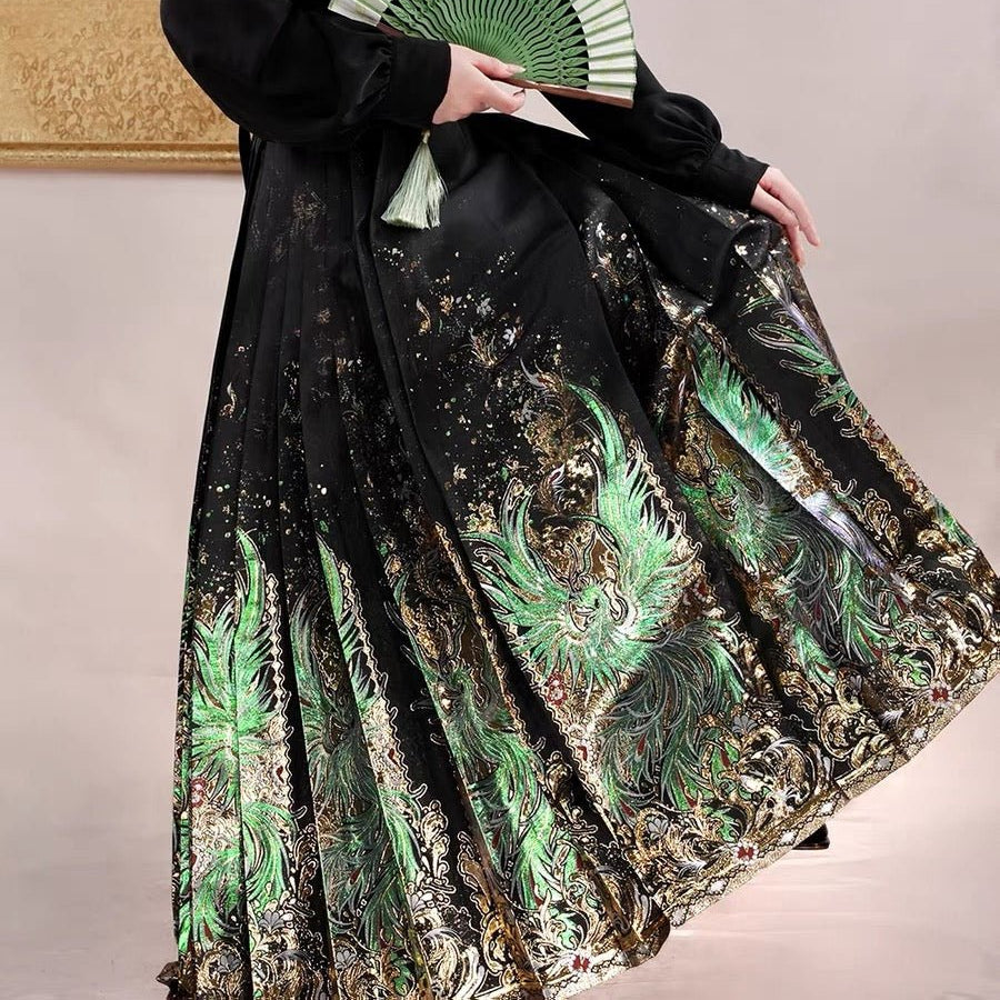 women's dress ming dynasy mamian skirt-Jianxi Hanfu