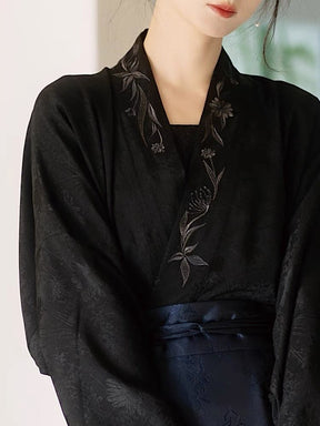 Chinese Ming Dynasty Mamian Skirt - Ying Huo - Jianxi Hanfu