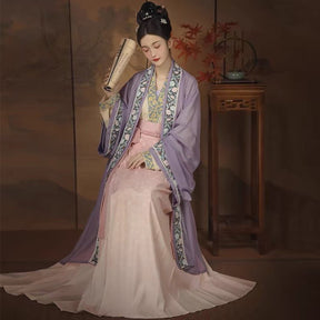 Chinese Song Dynasty pink clothing Hanfu -  Jianxi Hanfu