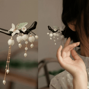 Chinese style ancient style lily of the valley Hanfu hairpin - Jianxi Hanfu