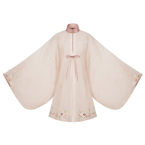 chinese ming dynasty women's spring hanfu clothes duijin shirt - Jianxi Hanfu