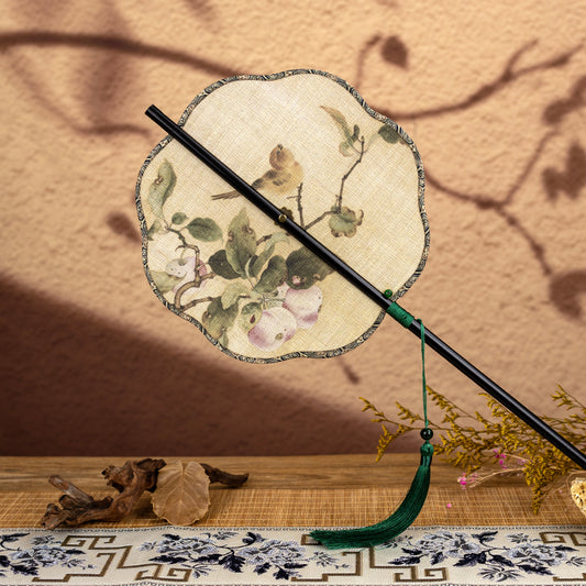 chinese hand fan bird-Jianxi Hanfu