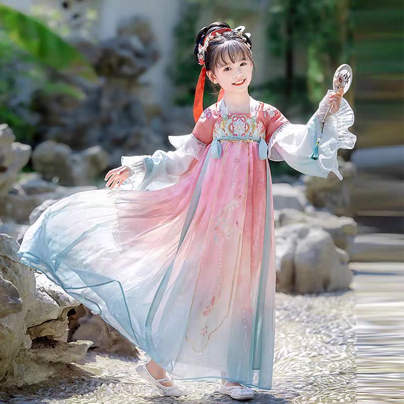 baby clothes baby costume Girls' Tang Dynasty Hanfu Ruqun-qi xia - Jianxi Hanfu