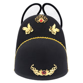 ming dynasty black hat Golden-thread Yishan Crown crane pattern - Jianxi Hanfu