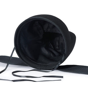 chinese style men's hanfu hat black official wusha cap- Jianxi Hanfu
