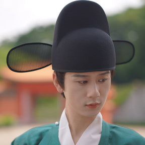 chinese ming dynasty fashion men's hanfu hat black wusha hat - Jianxi Hanfu