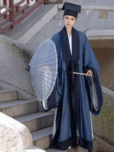 chinese ming dynasty men's summer taoist robe - Jianxi Hanfu